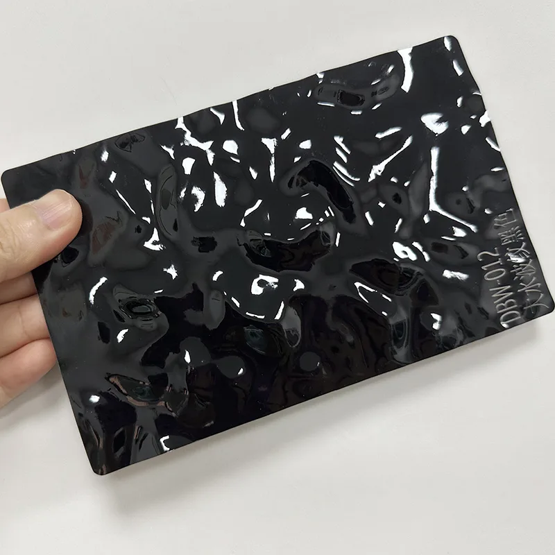 Painéal Balla Criostail Carbóin Ripple Uisce PET